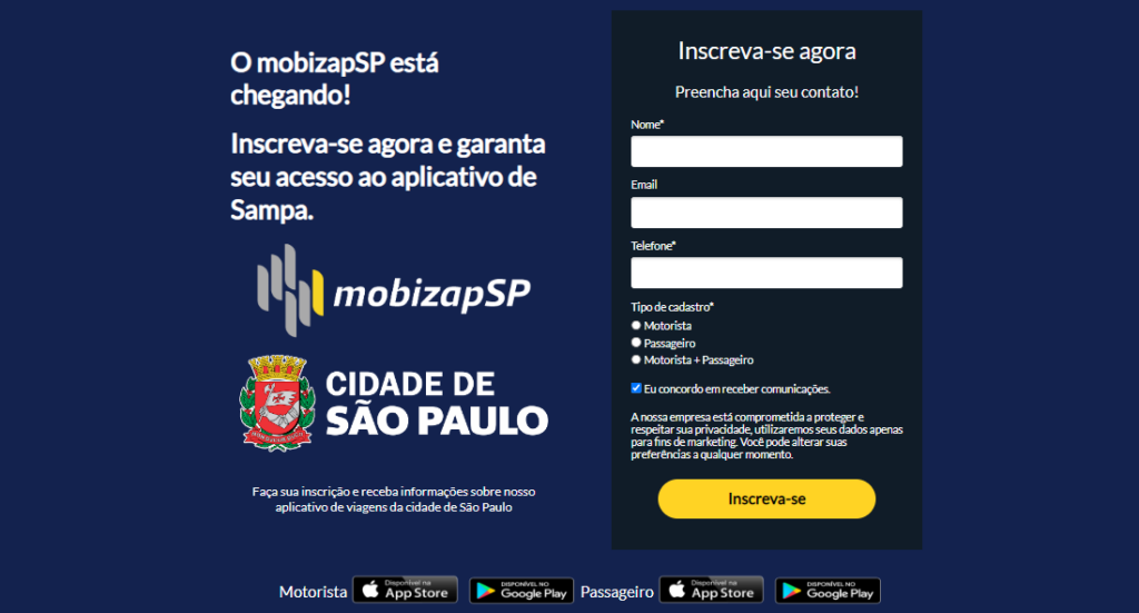 Devo me cadastrar e baixar Mobizap SP? Saiba agora com o Guia do Investidor porque virar Passageiro ou Motorista com o aplicativo!