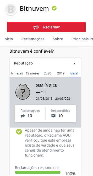 Bitnuvem é confiável